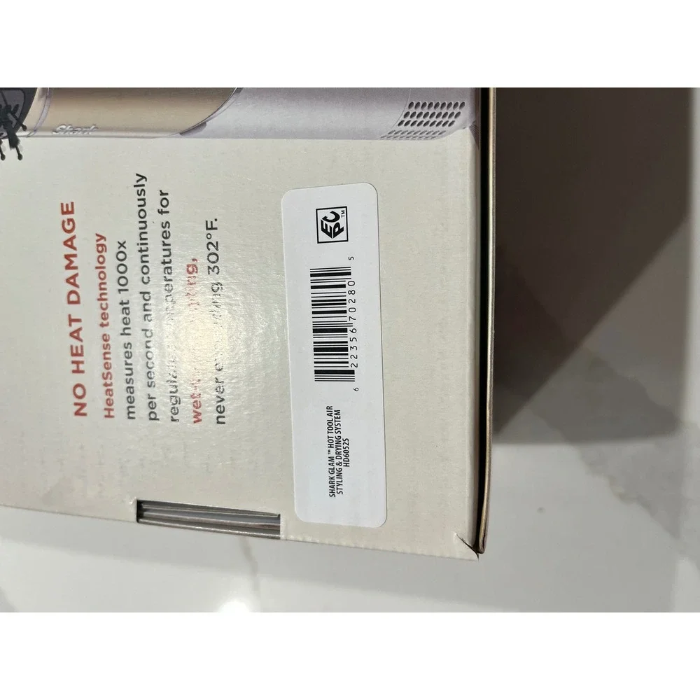 Shark Glam Hot Tool Air Styling & Drying System Gold HD6052S Multi-Styler NEW - Picture 4 of 5